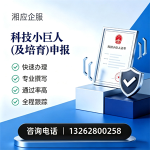 渭南科技小巨人及培育企业申报服务