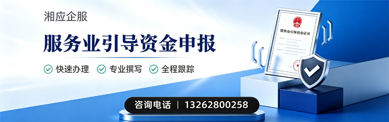 渭南服务业引导资金申报服务