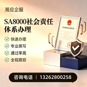 渭南SA8000社会责任体系认证服务
